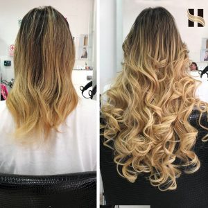 Extensiones 1x1 de queratina