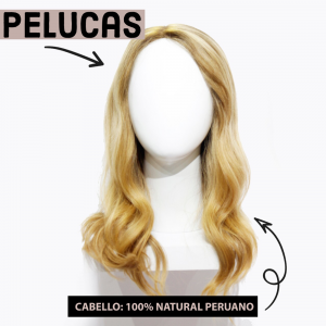 peluca rubia hillary